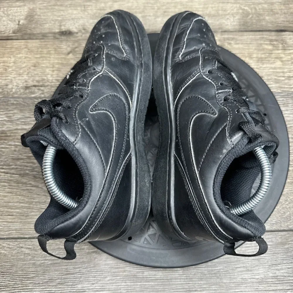 Nike Boys Court Borough BQ5448-001 Black Casual Shoes Sneakers Size 4.5 Y